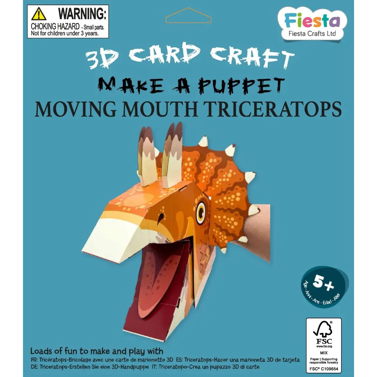 fiesta-triceratops-puppet-craft-kit